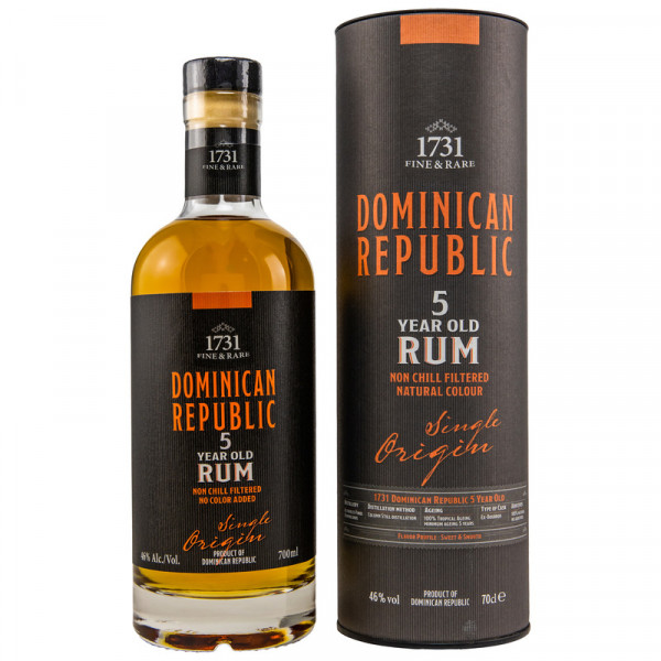 1731 Dominican Republic Rum 5 y.o. (0,7L)