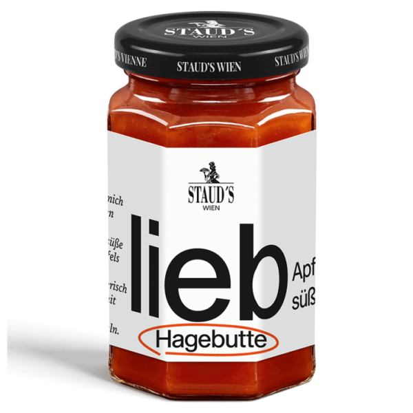 Staud's APFELSÜßE Hagebutte Fruchtaufstrich