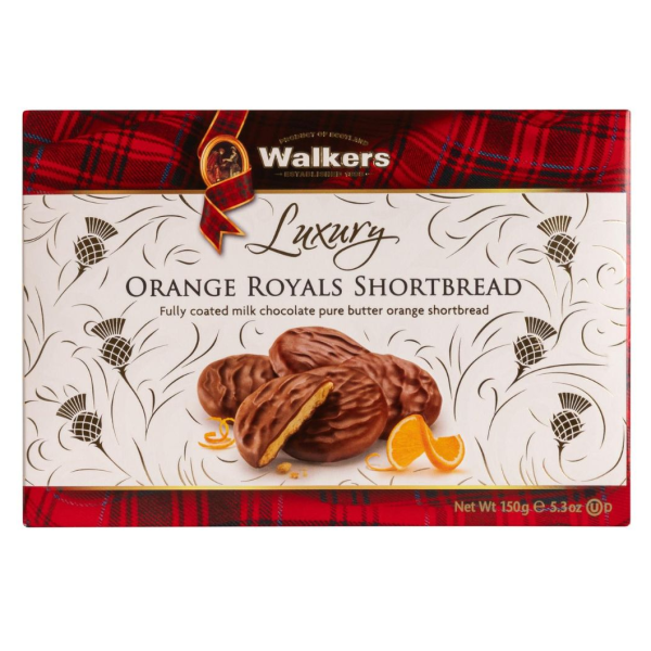 Walker's Luxury Orange Royals Shortbread