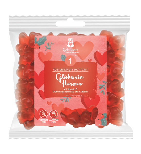 Glühweinherzen Fruchtgummi