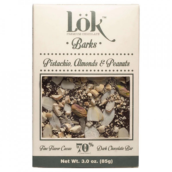 Lök Pistazien, Mandeln und Erdnüsse Schokolade (85g)