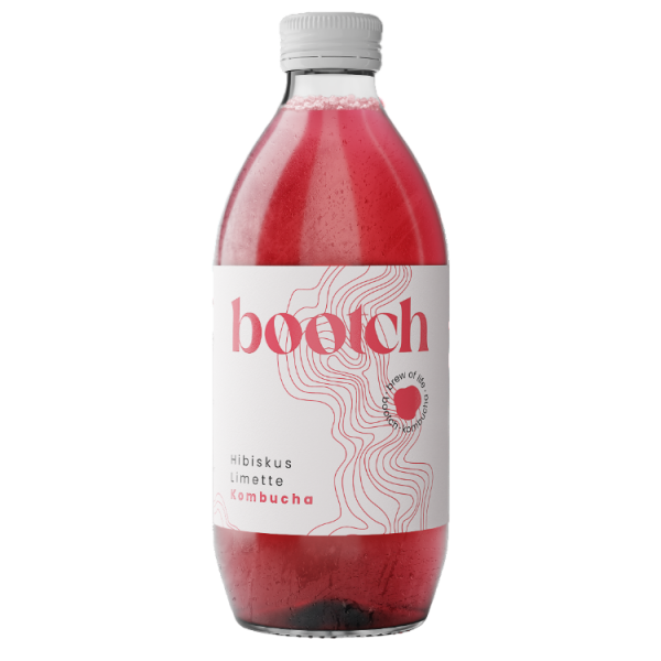 Bootch - Hibiskus/Limette Kombucha