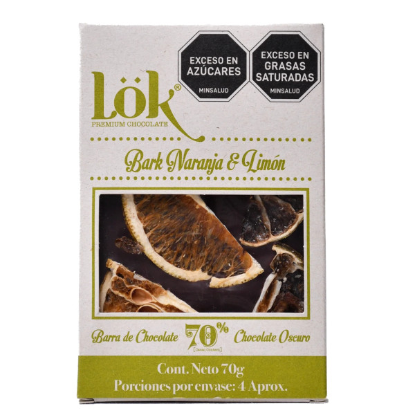 Lök Schokolade mit Orangen und Zitronen (85g)