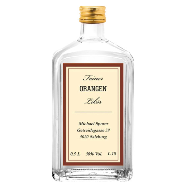 Sporer Curacao Orangen Likör (0,5L)