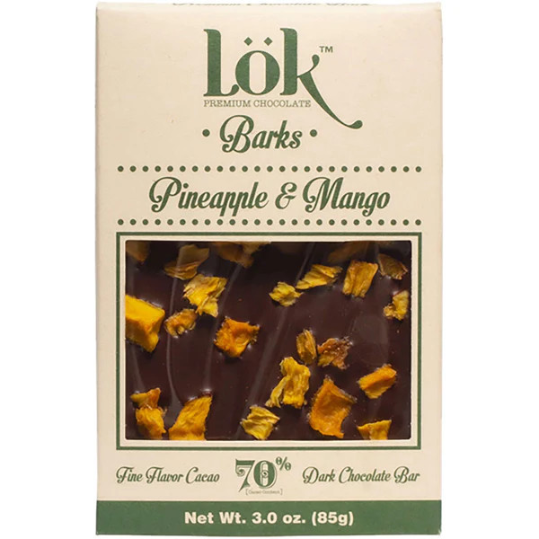 Lök Ananas und Mango Schokolade (85g)