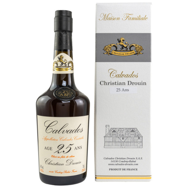 Christian Drouin 25 ans d'âge Calvados A.O.C (0,7L)