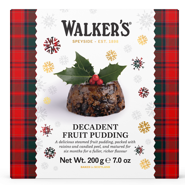 Walkers Decadent Fruit Pudding