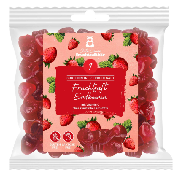 Fruchtsaft Erdbeeren