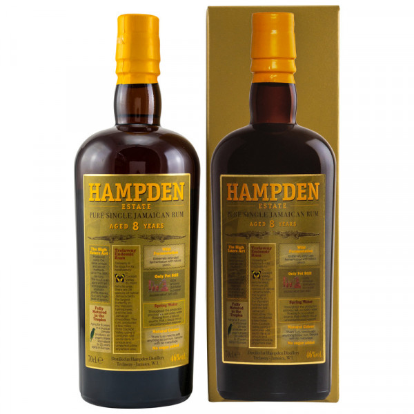 Hampden Pure Single Rum 8 y.o. (0,7L)