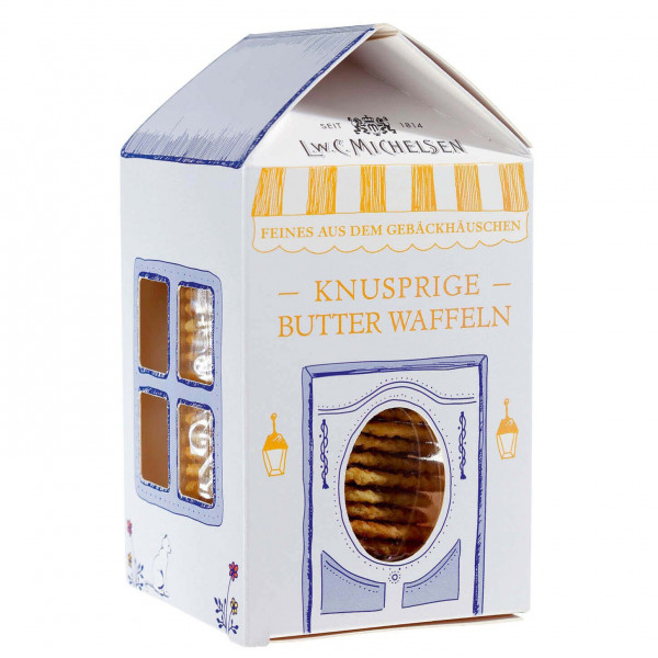 Michelsen Gebäckhäuschen mit Butterwaffeln (150g)