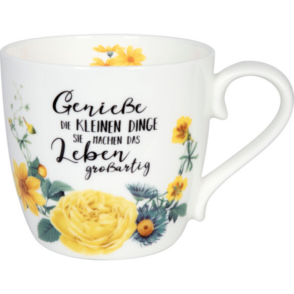 Könitz GARDENING Yellow Flowers Becher (0,425l)